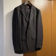 【新品未使用】 BEAMSF E.THOMAS ストライプスーツ(春夏)