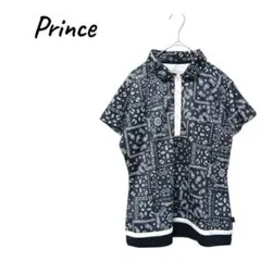 プリンス 【L】 ペイズリー柄 テニスウェア ポロシャツ ストレッチフィットのサムネイル