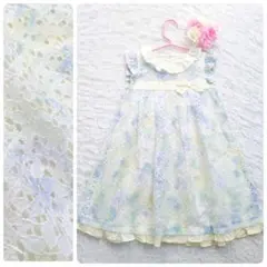 sense of wonder　フラワーレースワンピース　110　キッズ　女の子