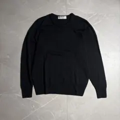 JAEGER イエガー　ニット　ブラック　英国製　無地　セーター