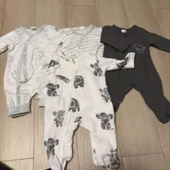 【SHEIN】カバーオール　50-60cm　4点セット