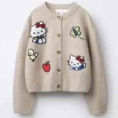 ZARA ハローキティSANRIO ニットカーディガン 164cm