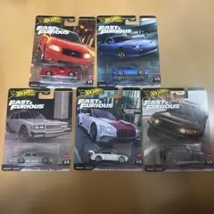 ホットウィール　Fast & Furious ミニカー 5台セット