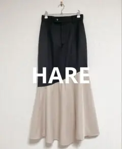 HARE ハレ　バイカラーアシメマーメイドスカート（ベージュ）のサムネイル