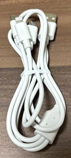 充電ケーブル 3in1 Type C Micro USB 3台同時充電　1m