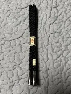【未使用品】　帯締め　黒の絹100% C-KT91 M