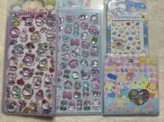 キャンディジェム　ウサハナ　おはじきシール　あわわちゃん　ボンボンドロップ