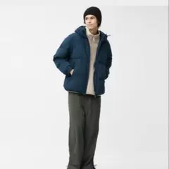 ヒートパデッドブルゾン ダウンジャケット