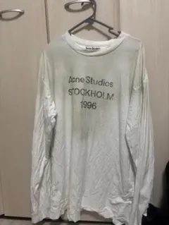 新品 Acne Studios STOCKHOLM 1996 ロゴ ロンT 白 - メルカリ