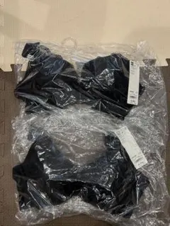 GU プッシュアップブラ (レース) ブラック 2枚セットのサムネイル
