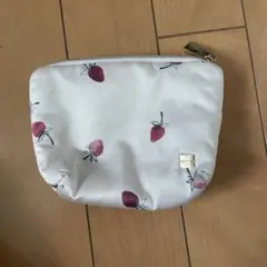 ジェラピケ　いちご　ティッシュポーチ