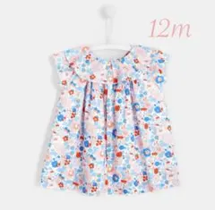 新品Jacadi リバティプリントワンピース　12M(74cm)
