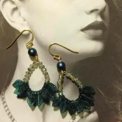 ☆リーフピアス☆