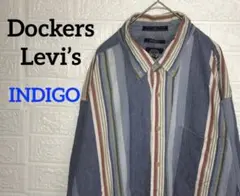 DOCKERS LEVI’S リーバイス　INDIGO マルチストライプ　BD