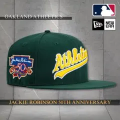 新品【50周年記念】オークランド・アスレチックス NEW ERA キャップ