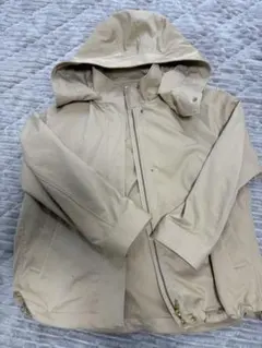 プラステ　ベージュ マウンテンパーカーS