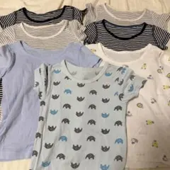 男の子　半袖　肌着 5枚セット まとめ　90cm 無印良品 ユニクロ