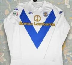 ヴィンテージユニフォームミラン長袖選手用バッジョサイン入り新品タグ付き 本田圭佑 直筆サイン入り選手支給ACミラン13/14ホームユニフォーム