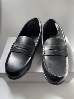 ブラックローファー キッズ フォーマルシューズ　21cm