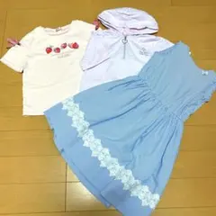 【mezzo piano】　女の子　夏物3点セット