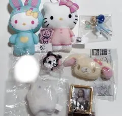 サンリオ　シュガーバニーズ バレエリボンフィギュア マイメロディ　キティ　セット