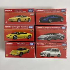 トミカ プレミアム発売記念仕様　6台