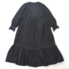 新品♡立川限定♡Samansa Mos2 リネン袖フリルウエスト切替ワンピース