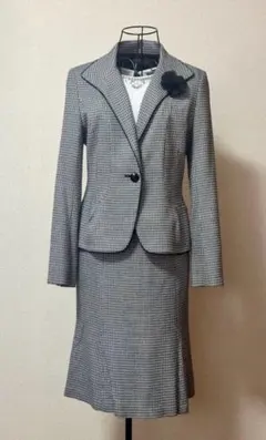 リフレクト 入学式 卒業式 フォーマル スーツ スカート グレー