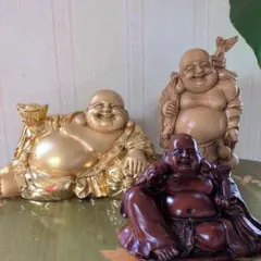 布袋尊 仏像 3体セット 置物のサムネイル