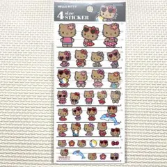 ４サイズステッカー　ハローキティ　日焼け　シール　カミオジャパン　サンリオ