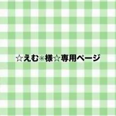 ☆ えむ✳︎様☆専用ページ