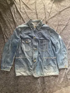 40sヴィンテージ 大戦期デニム カバーオール L〜XL 1940〜1950