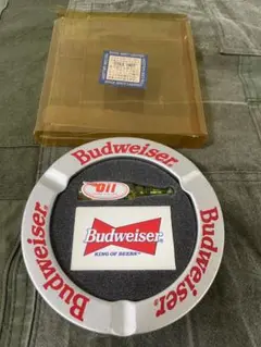 【未使用品】Budweiser バドワイザー オイルマッチ＆灰皿