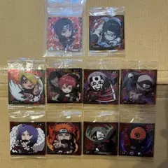 ナルト　ウエハース　シール　暁　メンバー　コンプ　10枚