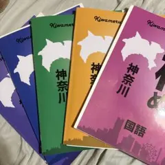 極める 神奈川 数学・理科・英語 ・社会 ・国語5冊セット　解答付きのサムネイル
