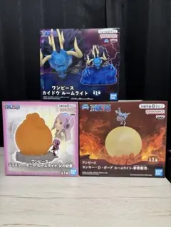 【未開封】ワンピースONE PIECEルームライト3点まとめ売り