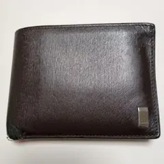 ダンヒル 財布 二つ折り 黒　小銭入れ