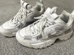 FILA 厚底スニーカー ホワイトのサムネイル