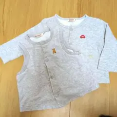 ミキハウス 長袖カーディガン＆ベスト