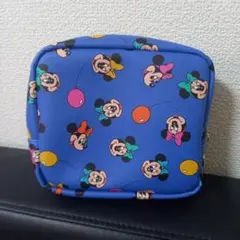 ローソン限定 新品✩ミニーマウス ポーチ 青