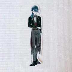 あくねこ 悪魔執事と黒い猫 連れ歩き スタンディステッカー バスティン