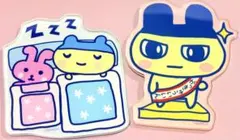 新品 たまごっち アクリルステッカー まめっち やんぐまめっち セット
