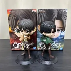 進撃の巨人Qposket フィギュア 8体セット Amazon.co.jp: 進撃の巨人 Q posket リヴァイ ＋ エレン 2種