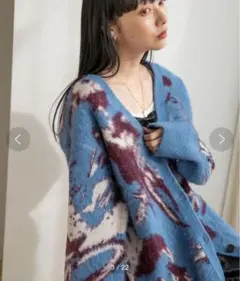 LOWRYS FARMキモウガラカーディガン