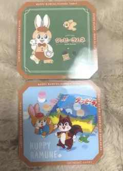 クッピーラムネのラムネ喫茶 コースター2枚セット