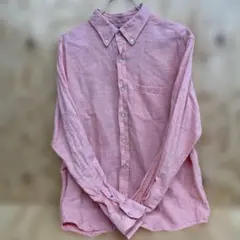 BANANA REPABULIC 長袖シャツ　L 麻　綿