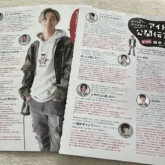 A4-30 ☆ アイドル公開伝言板 第74回 田中樹くんへ