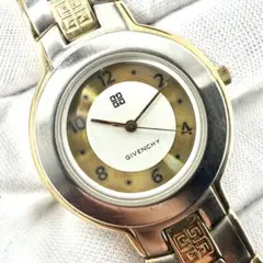 【美品/稼働】ジバンシー 060-49E クォーツ 腕時計 コンビ ロゴ刻印のサムネイル