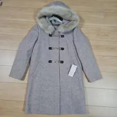 新品未使用タグ付き　マジェスティックレゴン　ファー付き　コート