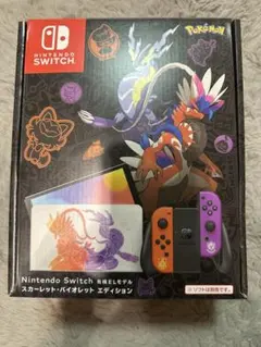 値下げ中☆【美品】Nintendo Switch 本体+ポケモンバイオレット Nintendo Switch Switch(有機ELモデル) スカーレット